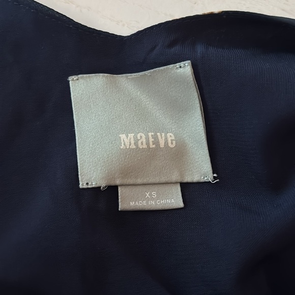 Maeve Anthropologie Floral Tank Top with lace details spaghetti straps size XS - Picture 4 of 10